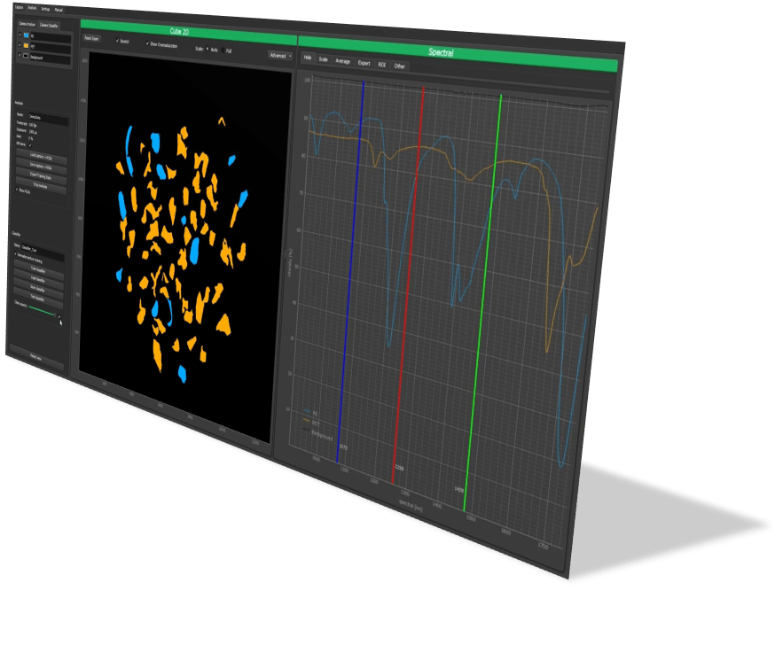 Hyperspectral imaging software called BlackStudio by HAIP Solutions